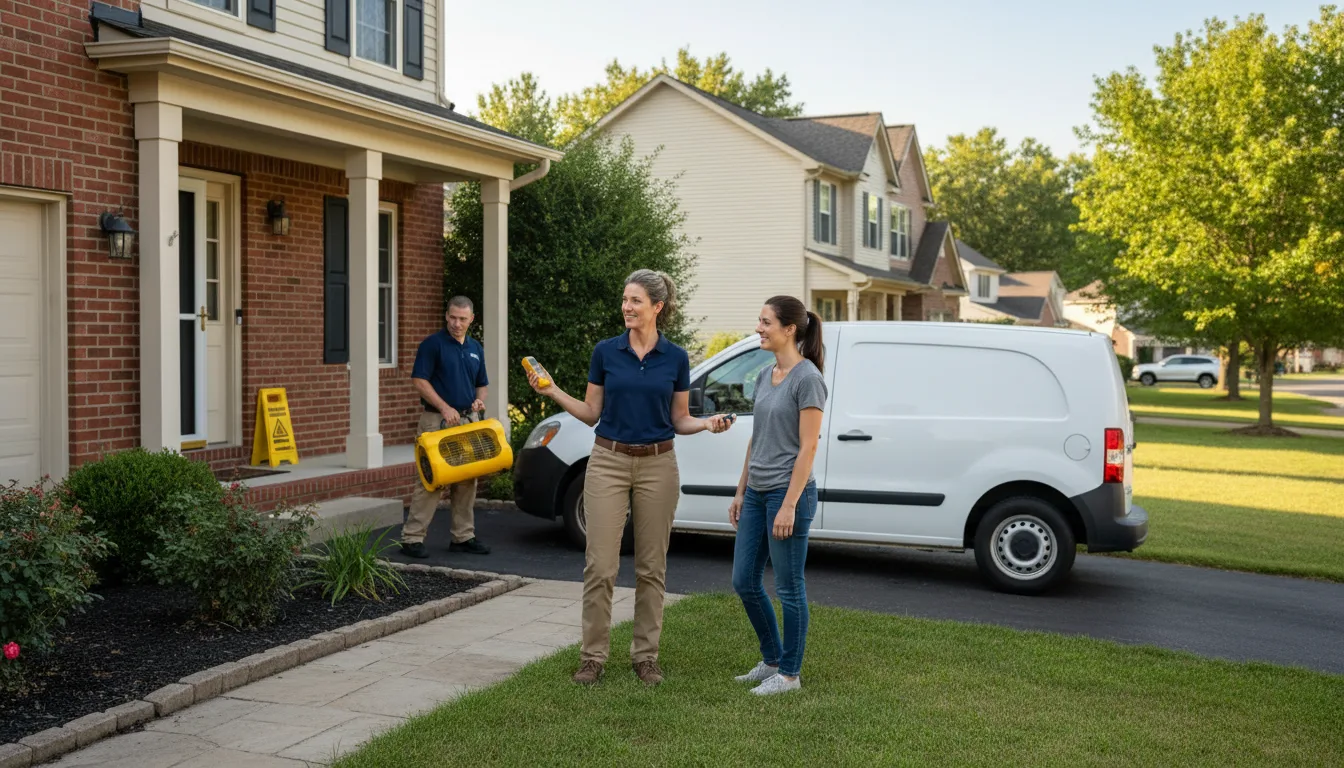 Water restoration image for Dehumidification And Cleanup Services in Cassopolis, MI